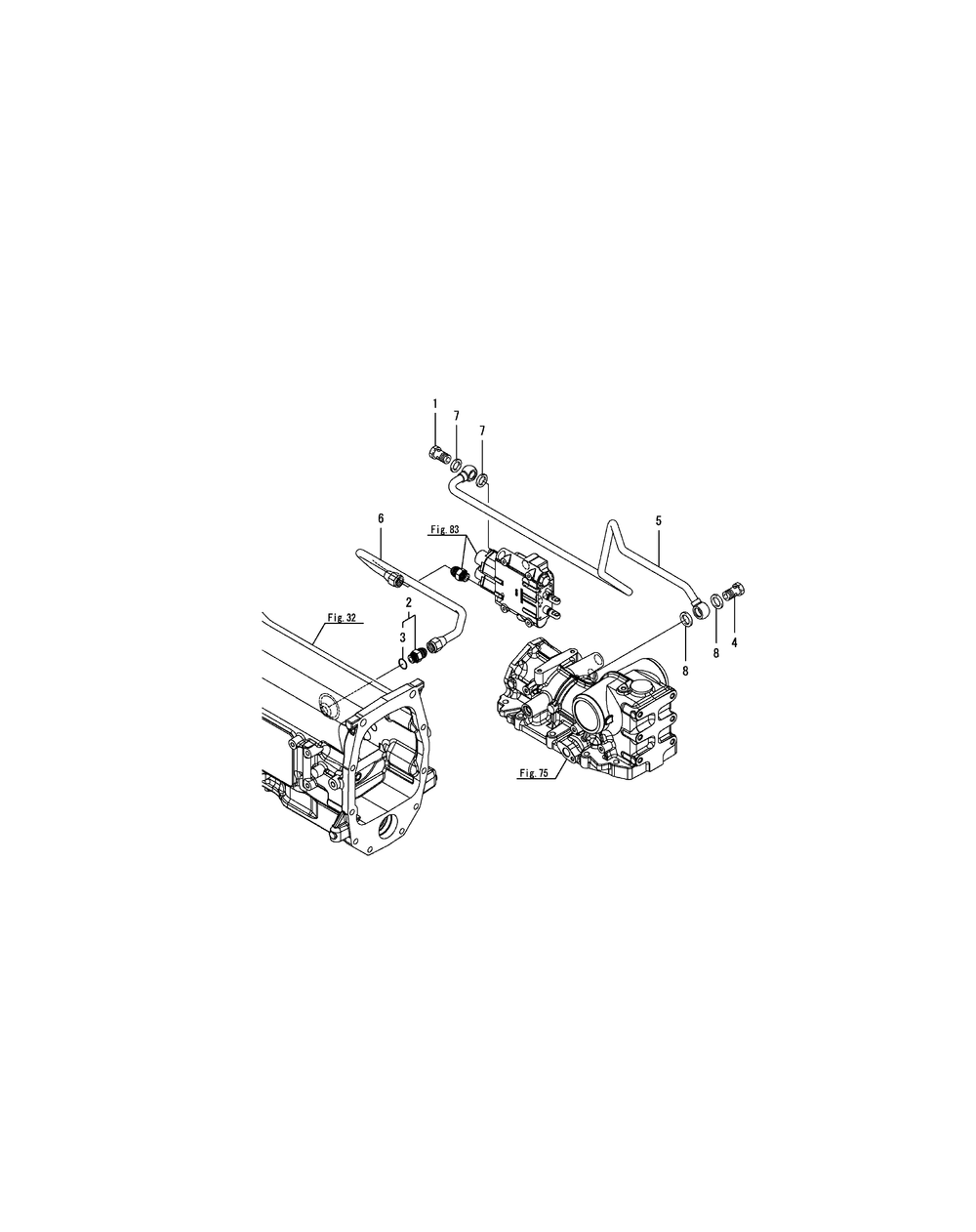 Hydraulic Line - Loader Pbk Rear Remote Diagram and Parts List for LX410 54AE9U727-54AHE9U727-54AHE9U1727-54AHE9U2727-54AIE9U727-54AIE9U1727-54AIE9U2727-54AJE9U727-54AKE9U727 Cub Cadet Lawn Tractor